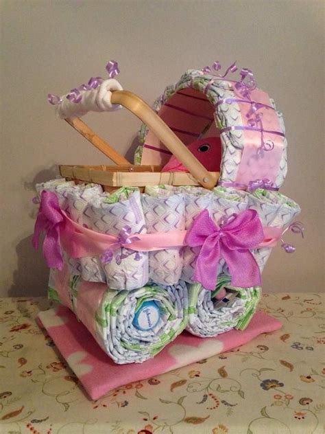 The shiatsu massager converts to a back or leg massager with. Diaper Carriage And Diaper Cake- Unique Baby Shower Gifts ...