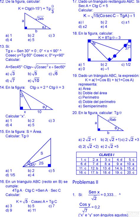 Razones Trigonometricas Ejemplos Ejercicios Y Aplicaciones Images