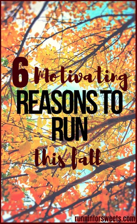 6 Reasons Why Fall Running Season Is The Best Runnin For Sweets