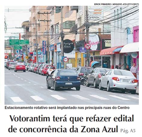 NotÍcias Da Cidade De Votorantim Votorantim Terá Que Refazer O Edital De Licitação Da Zona Azul