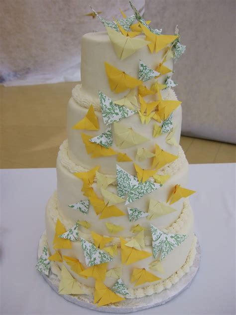 Maybe you would like to learn more about one of these? Origami on wedding cake | Wedding cakes, Cake, Desserts