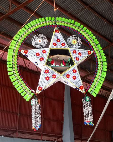 Paneled Lighted Filipino Christmas Parol 2ftx1ft Green Etsy Artofit