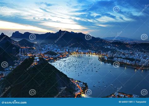 Rio De Janeiro Skyline Stock Image Image Of South Jungle 64051189