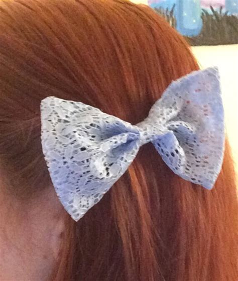The Queen S Lace Hair Bow