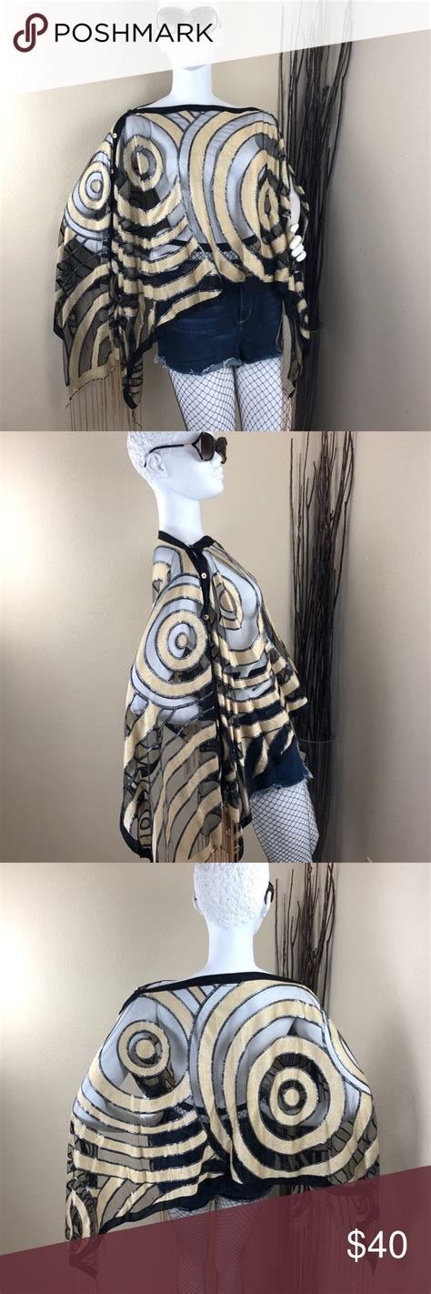Kokomo Sheer Wrap With Fringe Shawls And Wraps Kokomo Clothes Design