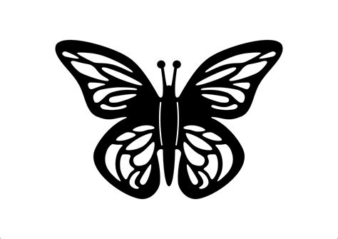 Butterfly 01 Silhouette Svg Dxf Eps Pdf Clip Art Vector - Etsy