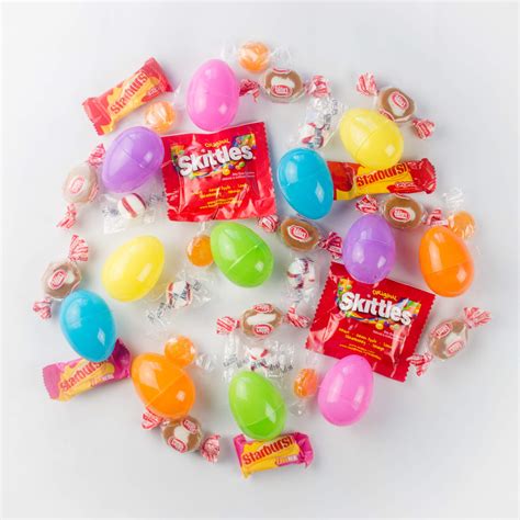 50 Pack Variety Candy Filled Easter Eggs Surprise Easter Egg Hunt Candy