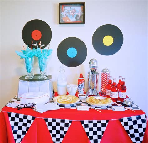 While they existed long before that, the formality and swing vibes that came with spending a. 1950s Diner Theme Piecyling Party with FREE Printables ...