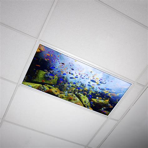 White integrated led dimmable flat panel light with selectable color temperature. Octo Lights - Fluorescent Light Covers - 2x4 Flexible ...