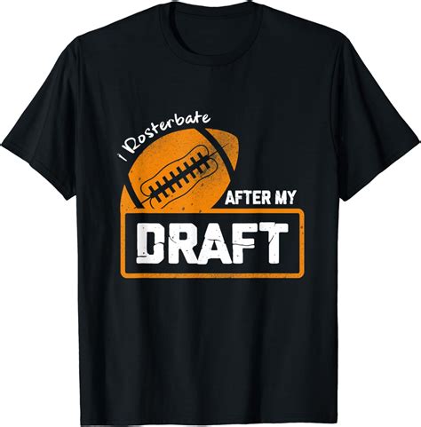 Funny Fantasy Football Shirt Rosterbate Draft League Champ T Shirt Uk Fashion