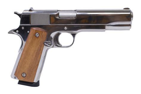 Buy M1911 Gi Standard 45acp Pistol With Wood Grips And Nickel Finish