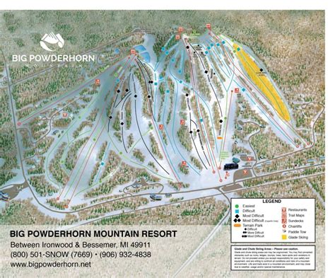 Big Powderhorn Mountain Trail Map Onthesnow