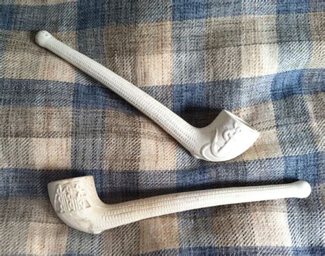 Vintage Clay Smoking Pipe By Haseldencollection On Etsy