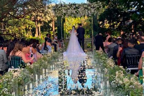 Eles casaram no último domingo (28), no lago buriti, no rio de janeiro. Confira as fotos do casamento de Isadora Pompeo e Thiago Maia