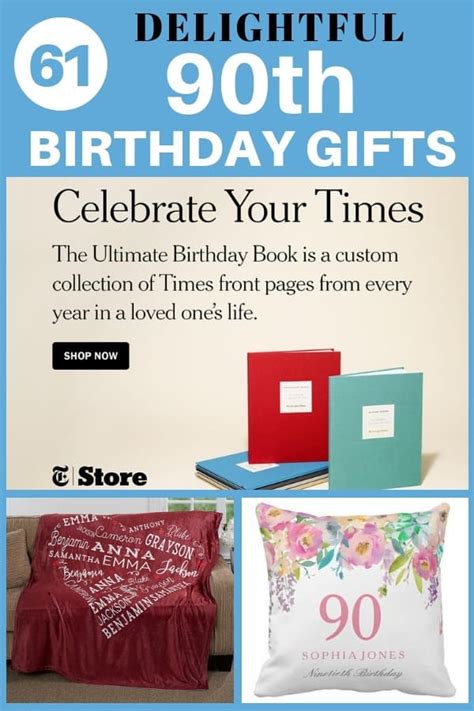 Looking for the ideal 90th birthday gifts? 90th Birthday Gifts - 50 Top Gift Ideas for 90 Year Olds