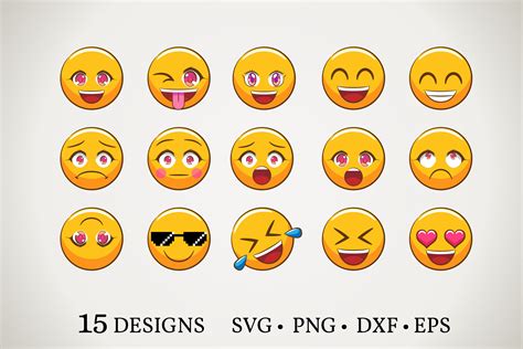 Emoji Bundle Illustration Par Euphoria Design Creative Fabrica