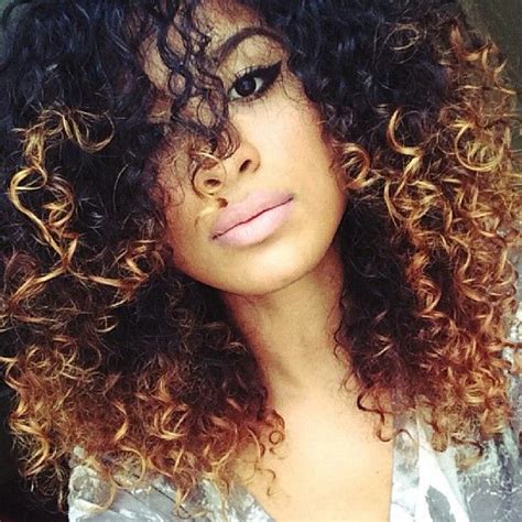 You simply can't go wrong with a cut that falls somewhere between the chin and a few inches below the shoulders. 3 Hot Curly Hair With Blonde Highlights Pics That Will ...