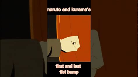 Naruto And Kurama S First And Last Fist Bump Shorts Anime Naruto