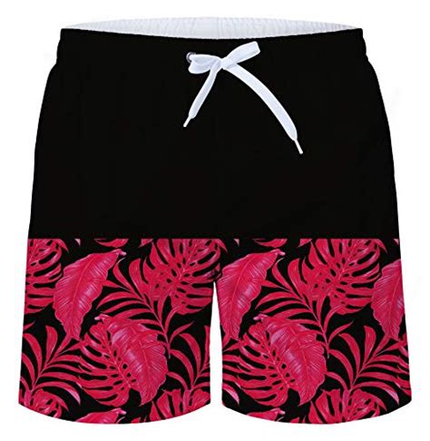 unicomidea mens swim trunks slim fit board shorts quick dry bathing suits floral print swim