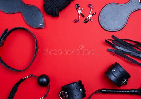 Bdsm Toys For Sex And Punishment In Form A Frame Stock Image Image Of Sadomasochism Pleasure