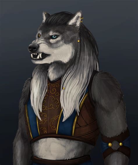 Art Another Day Another Dnd Character Wolfkind Monk That Got Bitten