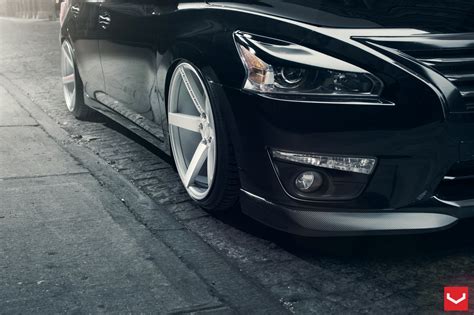 Impeccable Nissan Altima Enhanced With Gorgeous Rims By Vossen — Carid