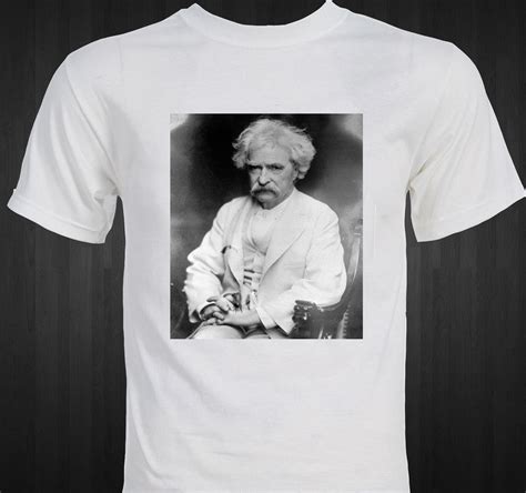 Mark Twain American Writer Classic Literature T Shirt Cool Casual Pride