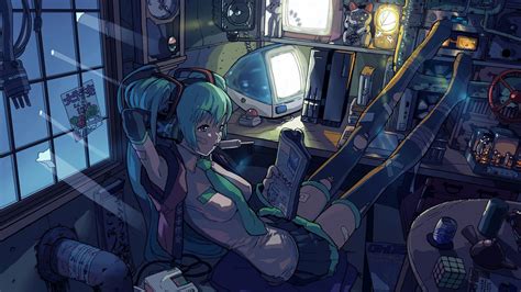 Pin By ⭐️tomoka⭐️ On Vocaloid Hd Anime Wallpapers Cyberpunk