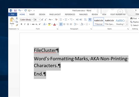 Microsoft Word Display Hidden Non Printing Characters To Better