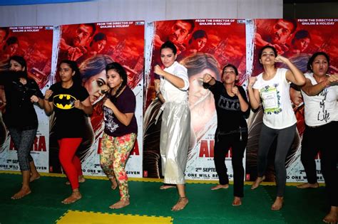 Sonakshi Sinha Felicitates Girls Of Akshay Kumars Karate Academy