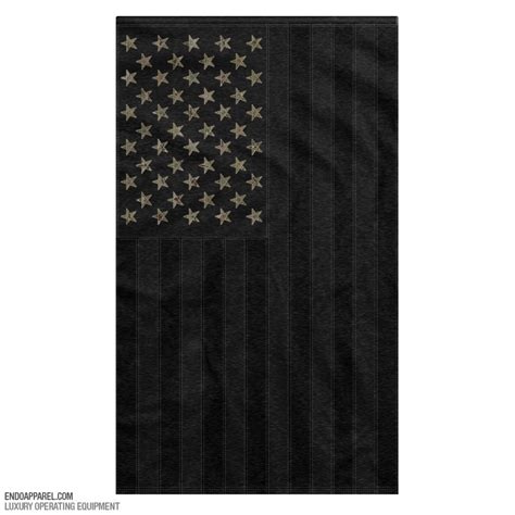 Endoapparel - Black USA Flag with Multicam Stars | American flag