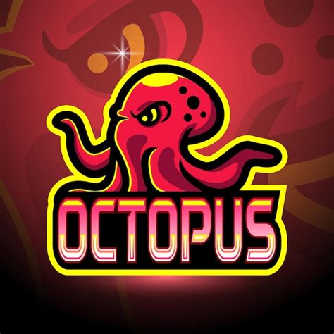 Premium Vector Octopus Esport Logo Mascot Design
