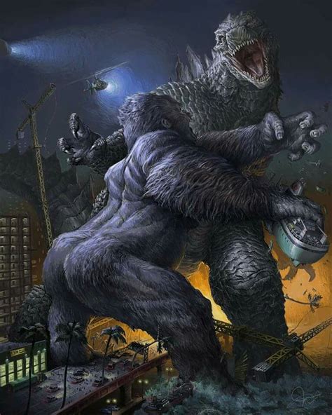 Godzilla Vs King Kong King Kong Vs Godzilla King Kong King Kong Art
