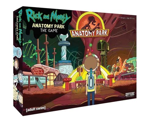 Rick And Morty Anatomy Park The Game Cryptozoic Games Board Game