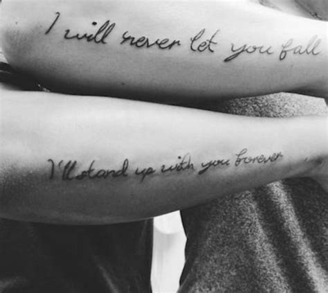 10 quote tattoos for couples who totally complete each other couple tattoos unique meaningful