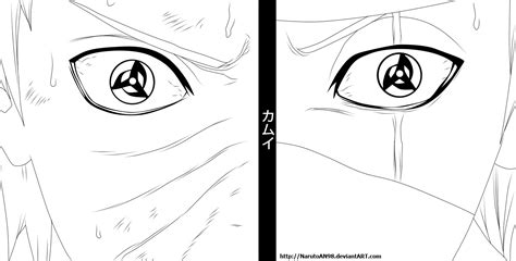 Kakashi Obito And Face Drawing