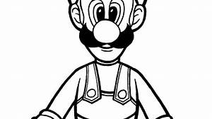 Ausmalbild Luigi Ausmalbilder kostenlos zum ausdrucken