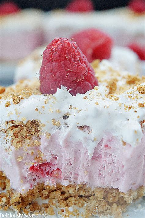 Frozen Raspberry Dessert Recipe Deliciously Seasoned