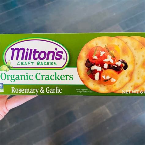Miltons Craft Bakers Rosemary And Garlic Organic Crackers Review