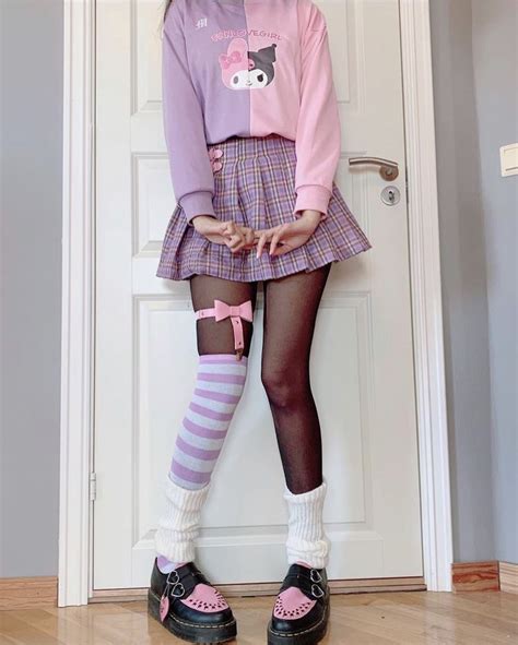 Pastel Goth Sanrio Outfit In 2021 Kawaii Clothes Clothes Outfits