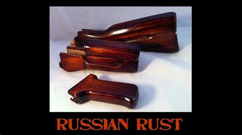 Combloc Customs Russian Rust Finish Ironwood Designs Saiga 223 Akm Ak