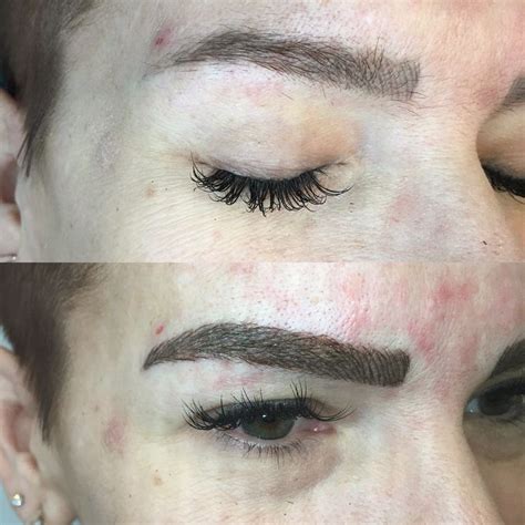 The lines should be going in the same direction that the hair growth is going to one to three years is too permanent if it's done badly, so there are still risks involved, von freudenberg says. Microblading + powderfill = combo brows done by Sleek Line ...