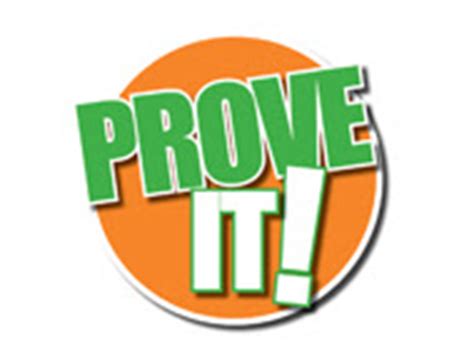 Prove It! | BeckyFarinaCain.com