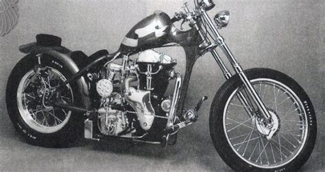 Vintage Bike Of The Day Old School Velocette Venom Chopper Bikermetric