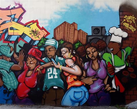 Dj Dance Graffiti Mural Soundview Bronx New York City Flickr