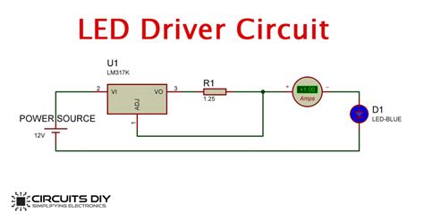 W Led Driver Circuit Diagram V