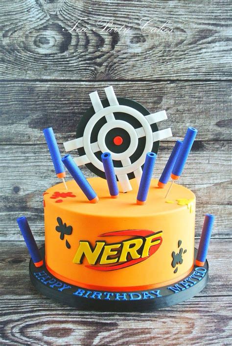 Nerf gun cake cakes and cookies; 24 best images about Nerf Gun Cake Ideas on Pinterest ...