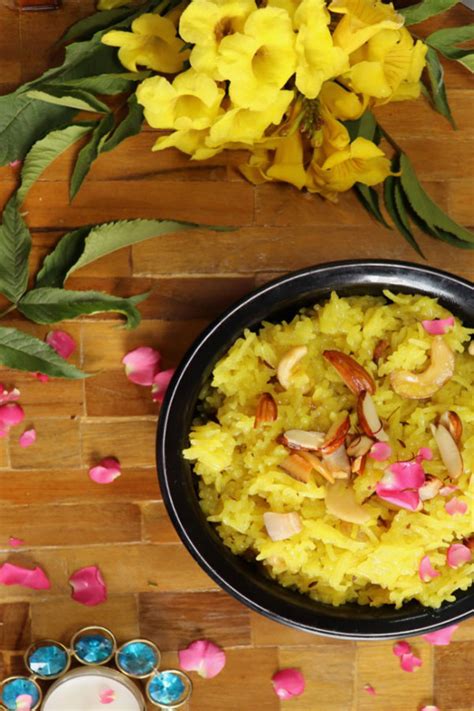 Zarda Pulao Meethe Chawal Recipe Sweet Rice Yellow Rice Pans N