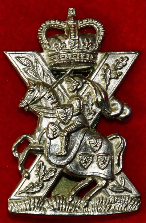 British Army Badges Highland Yeomanry Glengarry Badge