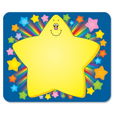 Carson Dellosa Grades Prek 5 Rainbow Star Name Tags